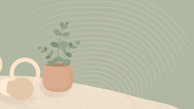 会話が聞こえる耳栓のイラスト